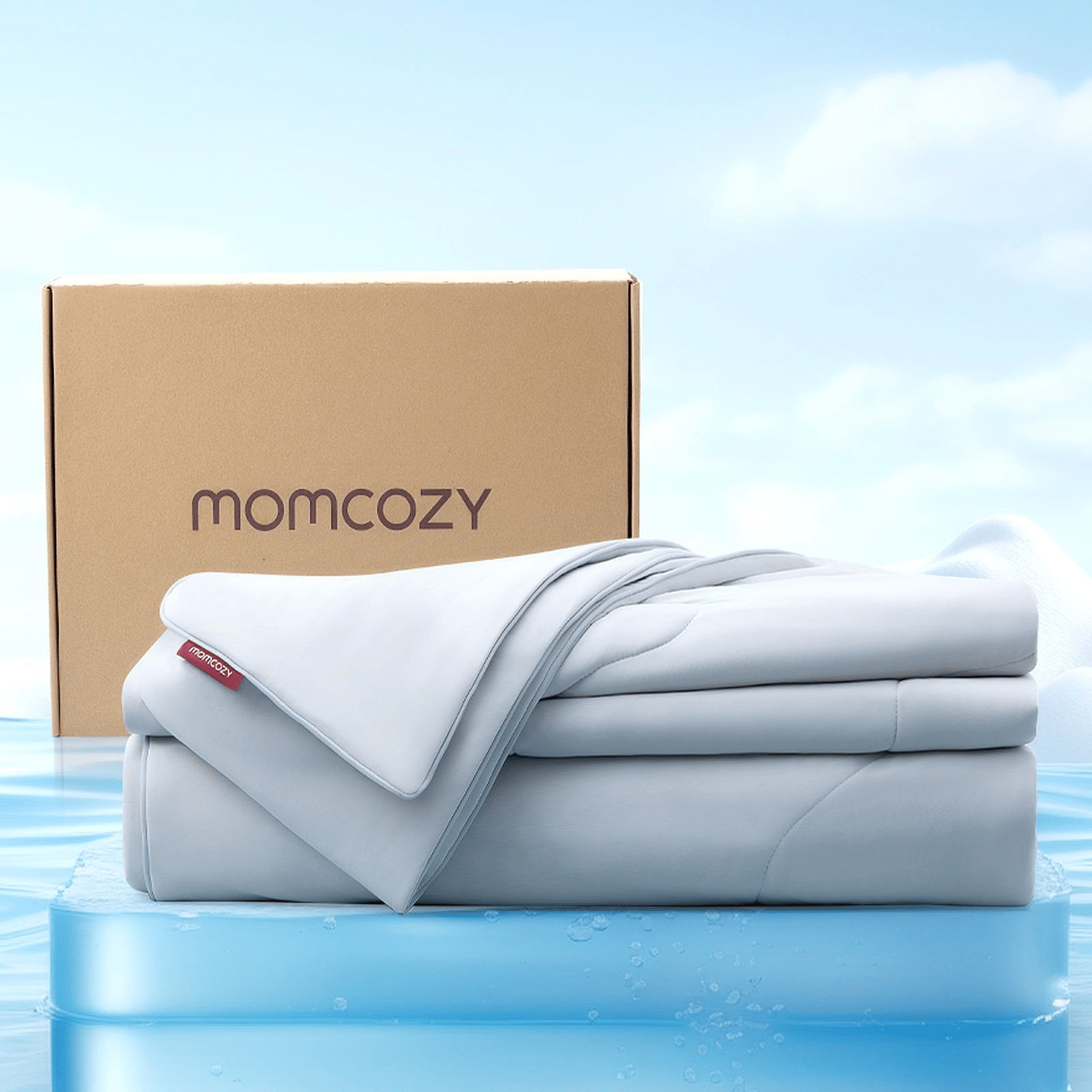 Momm Cozy Rocker Momcozy® CoolMurm® Silky-Soft Cooling Comforter for Hot Sleepers