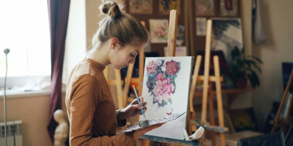 Ensieh Shervin Shegeft Illustrates How Painting and Arts & Crafts Inspire Relaxation and Meaningful Handmade Gifts