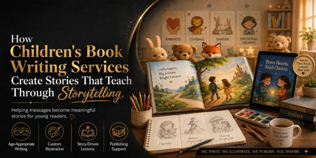 How Children's Book Writing Services Create Stories That Teach Through Storytelling