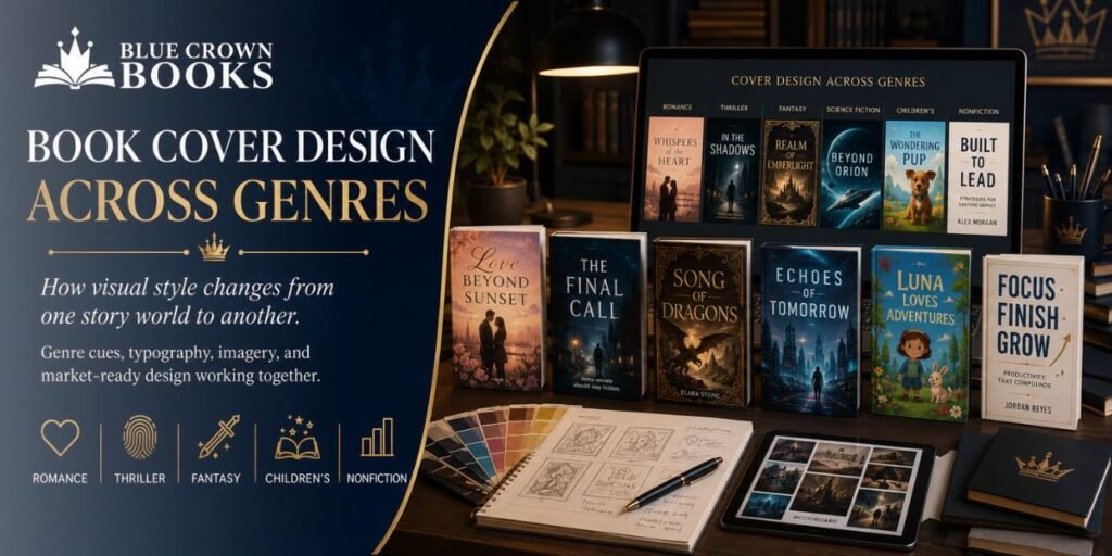How Book Cover Design Changes Across Different Genres