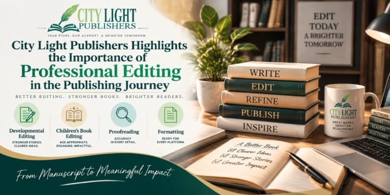 City Light Publishers Highlights the Importance of Professional Editing in the Publishing Journey
