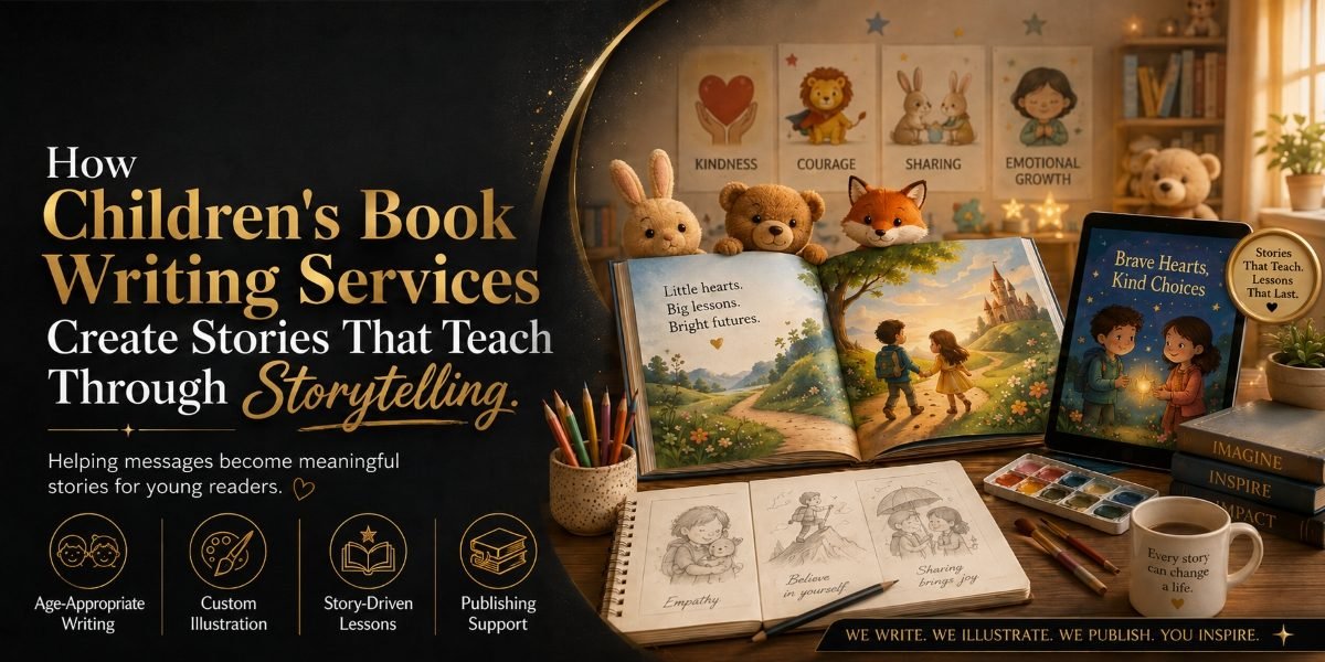 How Children's Book Writing Services Create Stories That Teach Through Storytelling