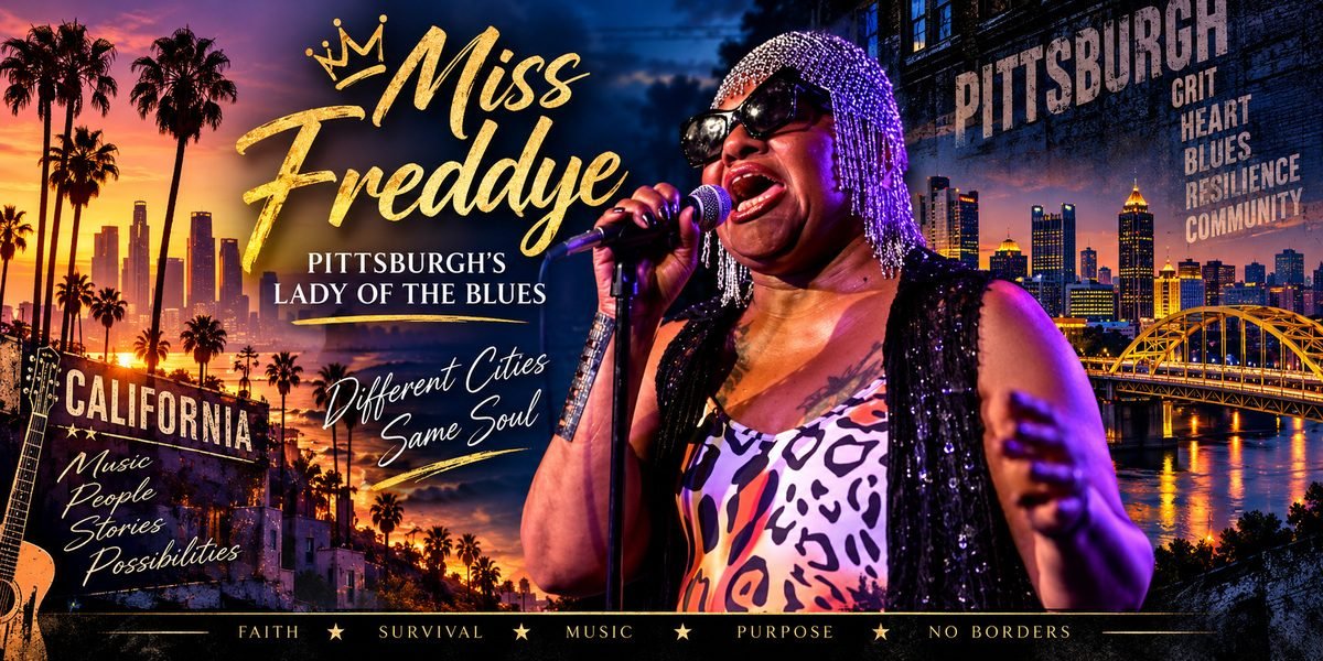 Steel City Soul Meets the Golden State, Miss Freddye Brings a Survivor’s Blues to California